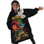 Personalized Eritrea Independence 35 Years Kid Wearable Blanket Hoodie Freedom Fighters Heritage