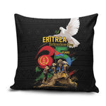 Eritrea Independence 35 Years Pillow Cover Freedom Fighters Heritage