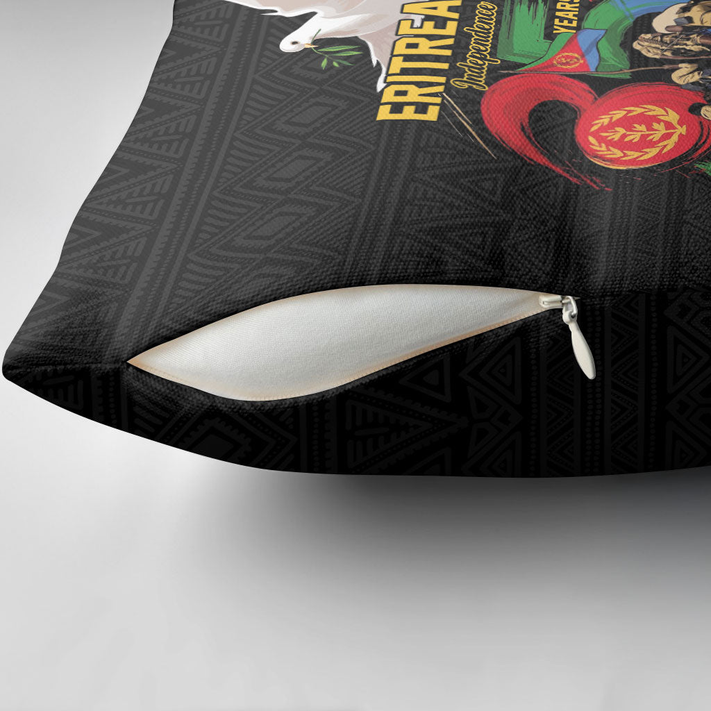 Eritrea Independence 35 Years Pillow Cover Freedom Fighters Heritage