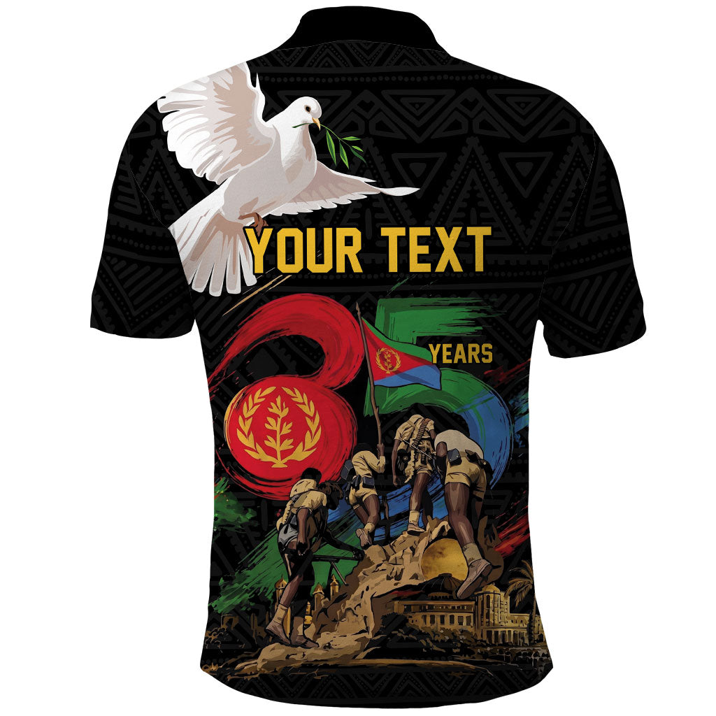 Personalized Eritrea Independence 35 Years Polo Shirt Freedom Fighters Heritage