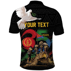 Personalized Eritrea Independence 35 Years Polo Shirt Freedom Fighters Heritage