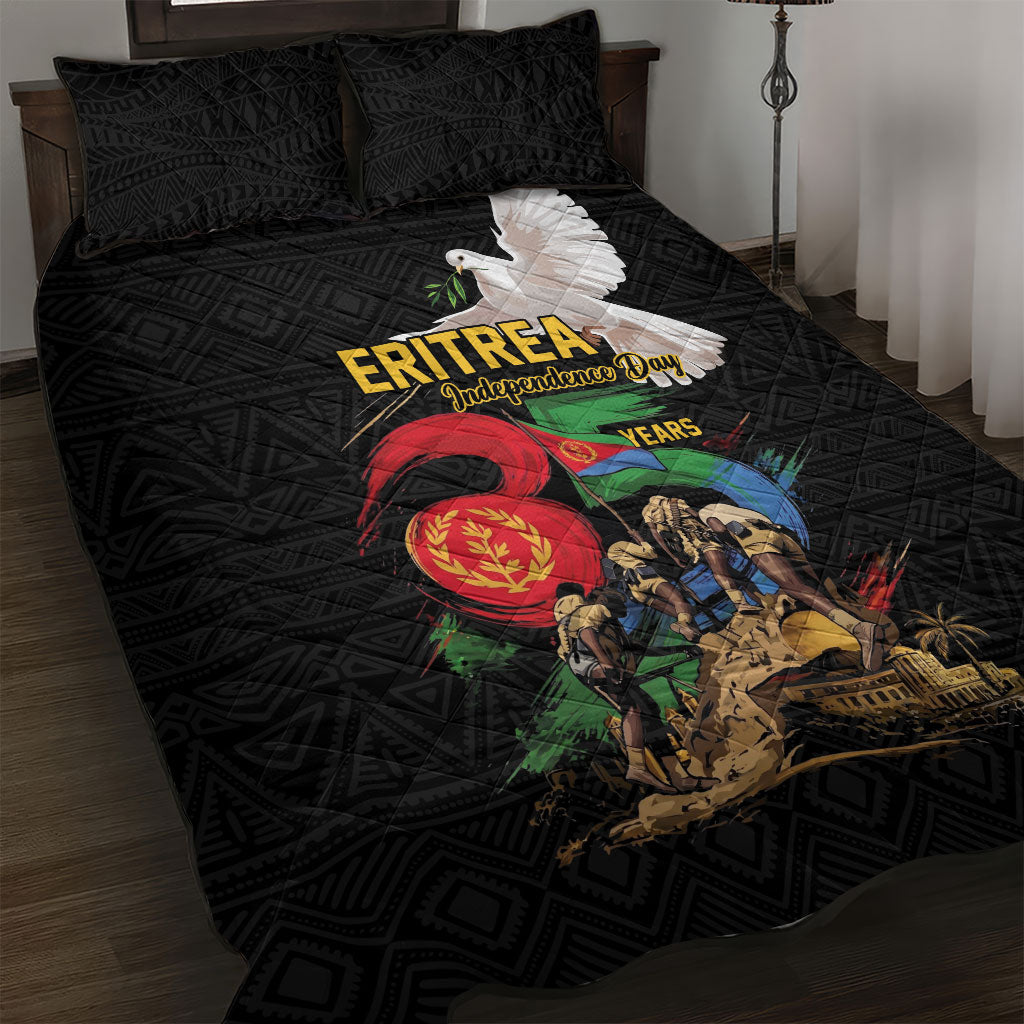 Eritrea Independence 35 Years Quilt Bed Set Freedom Fighters Heritage