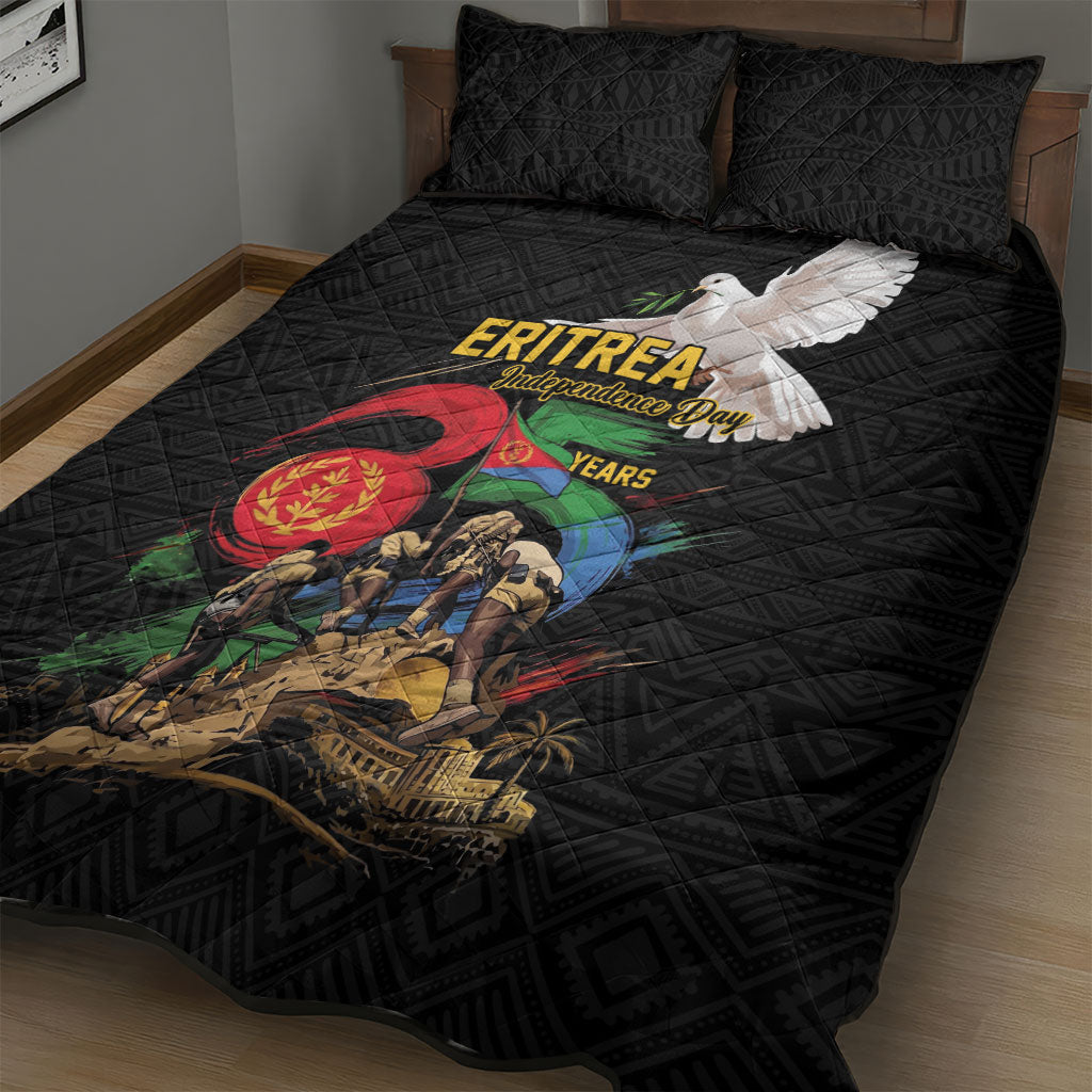 Eritrea Independence 35 Years Quilt Bed Set Freedom Fighters Heritage