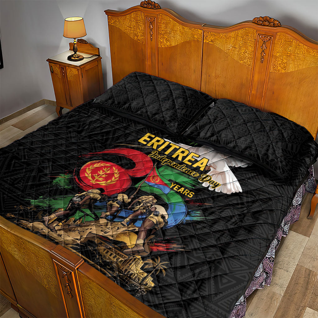 Eritrea Independence 35 Years Quilt Bed Set Freedom Fighters Heritage