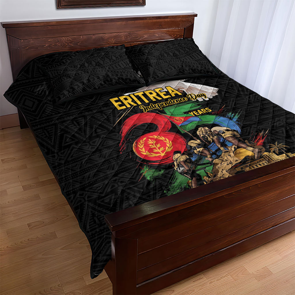 Eritrea Independence 35 Years Quilt Bed Set Freedom Fighters Heritage