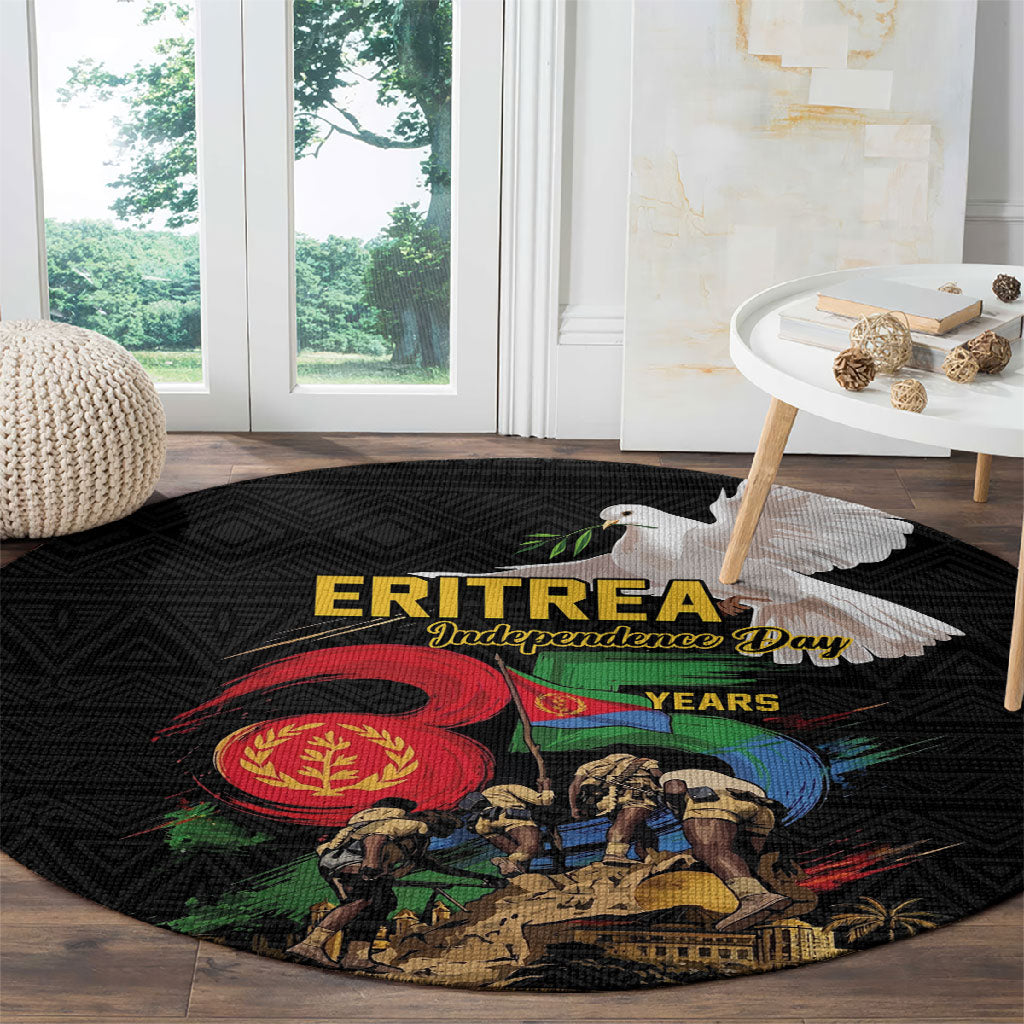 Eritrea Independence 35 Years Round Carpet Freedom Fighters Heritage