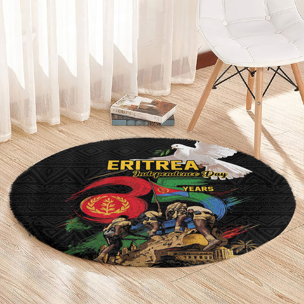 Eritrea Independence 35 Years Round Carpet Freedom Fighters Heritage