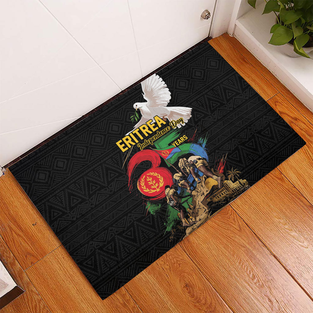 Eritrea Independence 35 Years Rubber Doormat Freedom Fighters Heritage