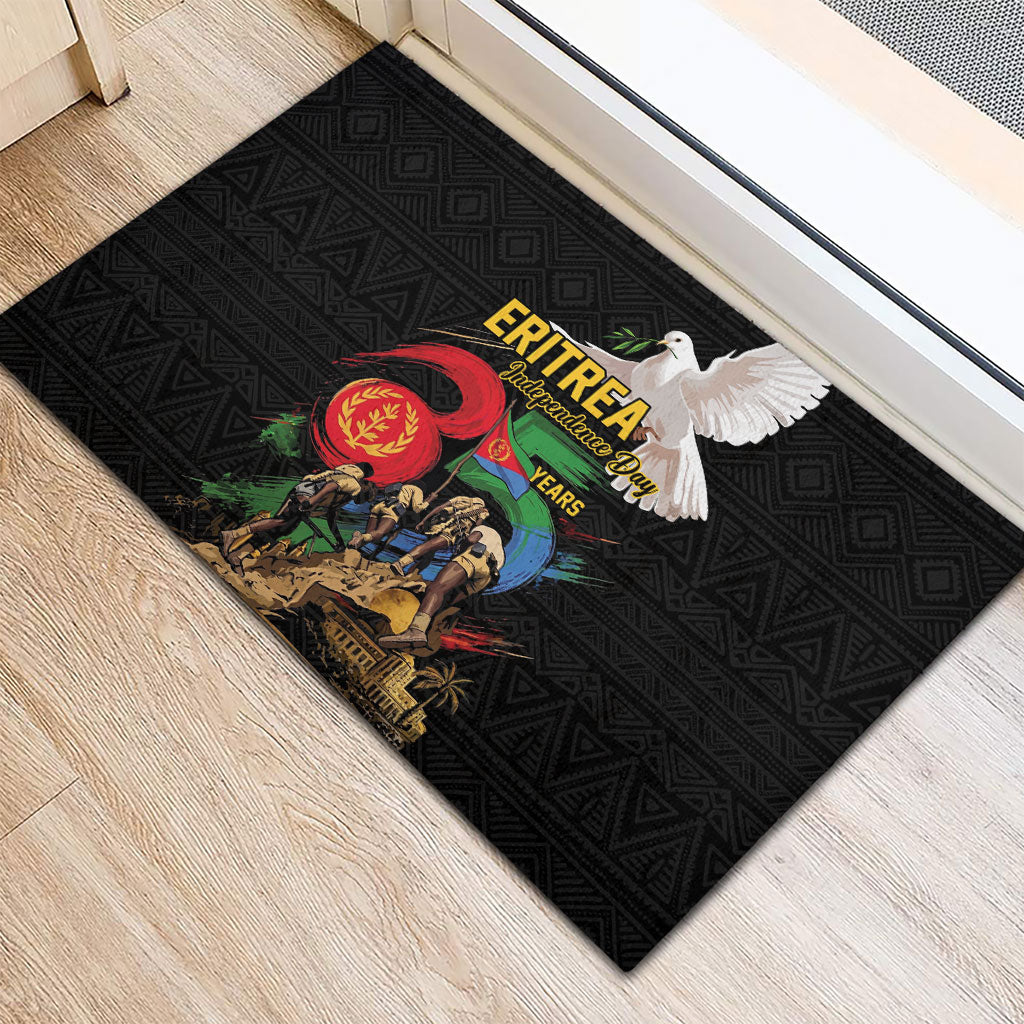 Eritrea Independence 35 Years Rubber Doormat Freedom Fighters Heritage