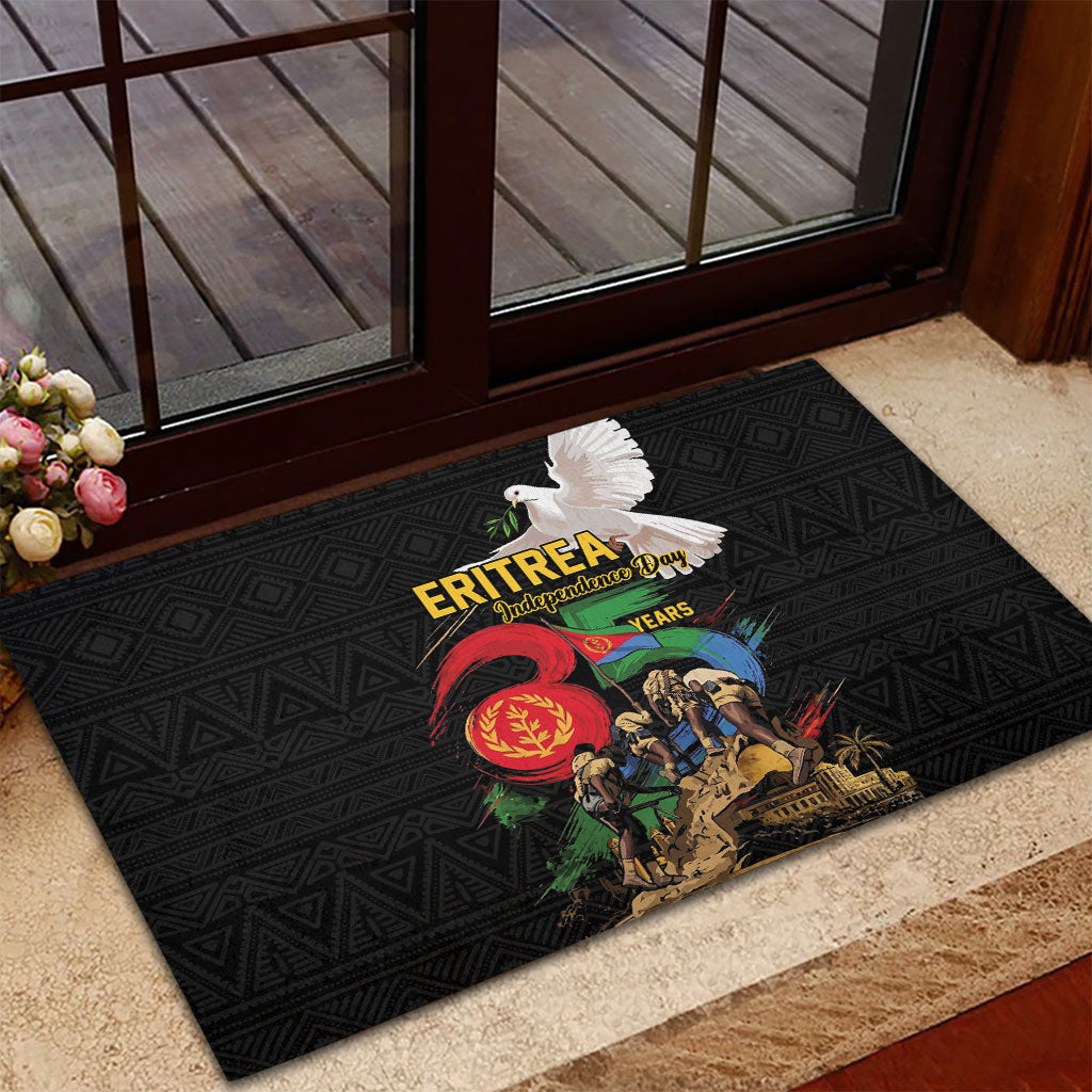 Eritrea Independence 35 Years Rubber Doormat Freedom Fighters Heritage