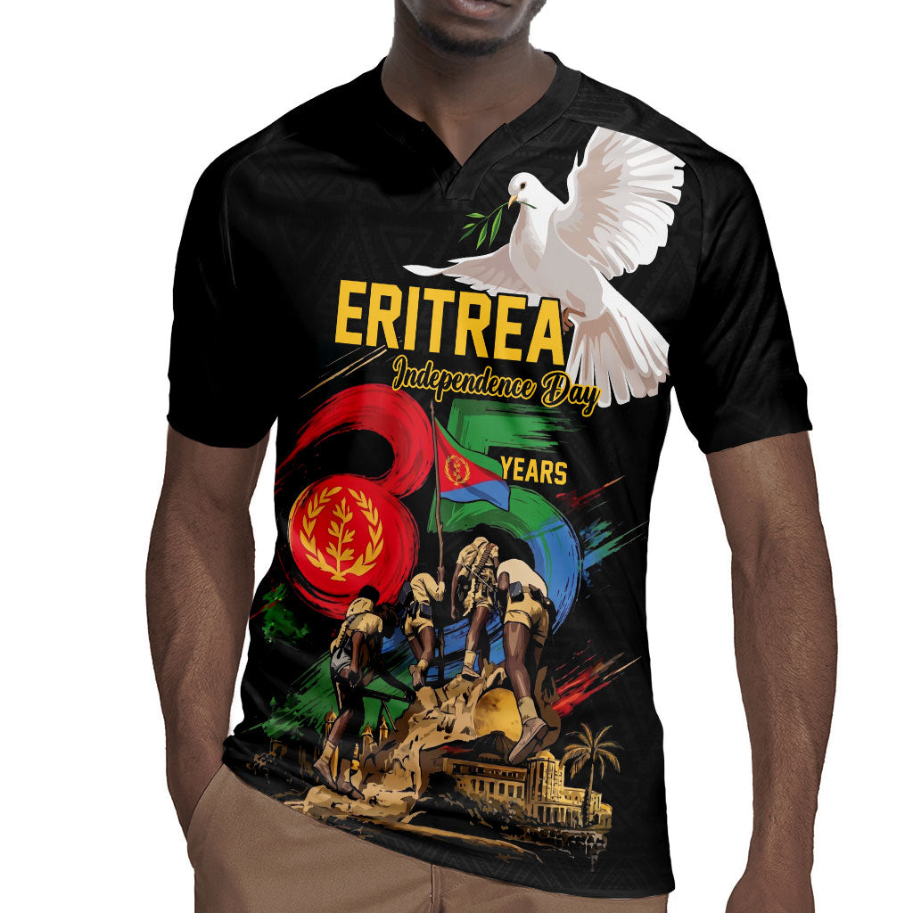 Personalized Eritrea Independence 35 Years Rugby Jersey Freedom Fighters Heritage