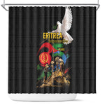 Eritrea Independence 35 Years Shower Curtain Freedom Fighters Heritage
