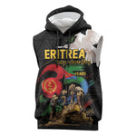 Personalized Eritrea Independence 35 Years Sleeveless Hoodie Freedom Fighters Heritage