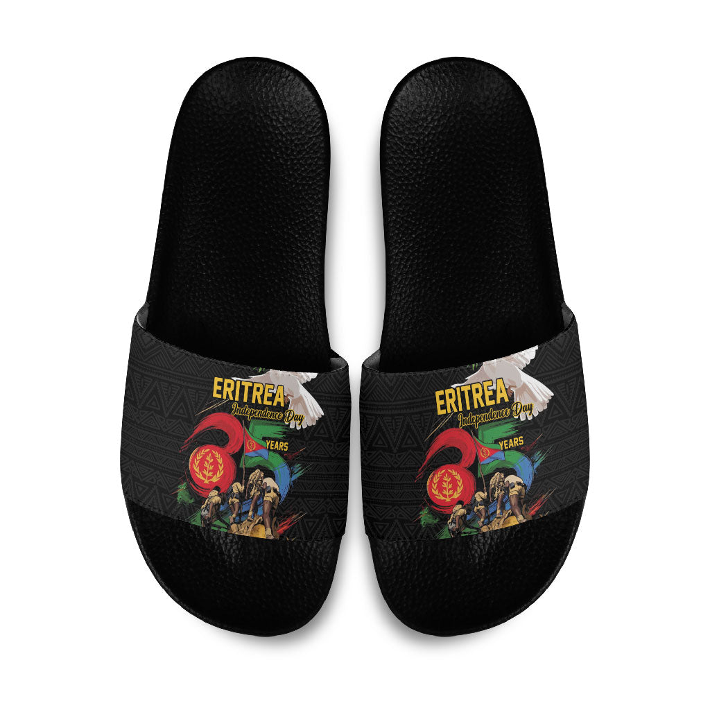Eritrea Independence 35 Years Slide Sandals Freedom Fighters Heritage