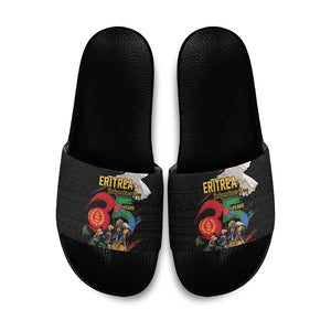 Eritrea Independence 35 Years Slide Sandals Freedom Fighters Heritage