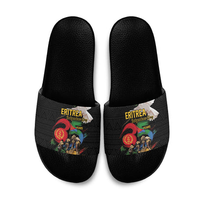 Eritrea Independence 35 Years Slide Sandals Freedom Fighters Heritage