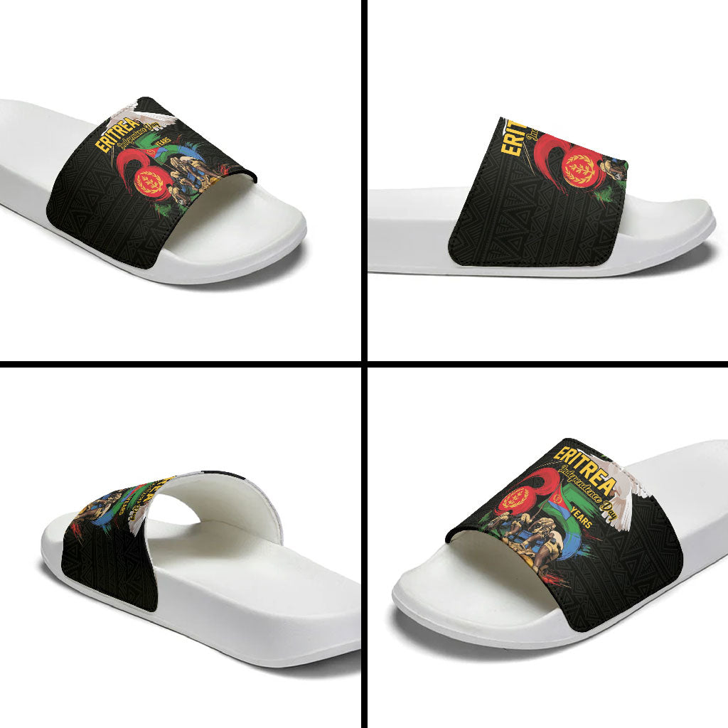Eritrea Independence 35 Years Slide Sandals Freedom Fighters Heritage