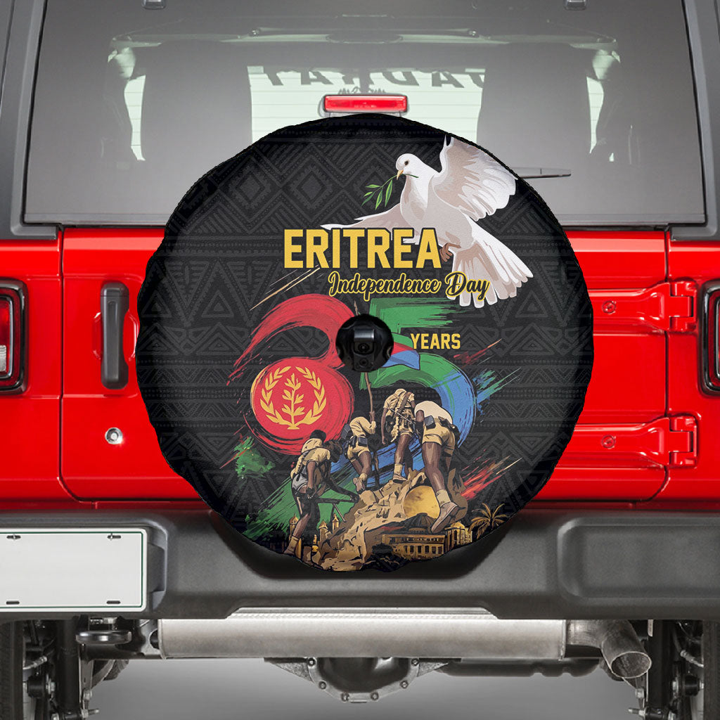 Eritrea Independence 35 Years Spare Tire Cover Freedom Fighters Heritage