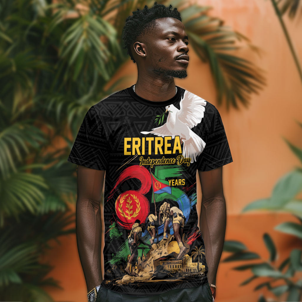 Personalized Eritrea Independence 35 Years T shirt Freedom Fighters Heritage
