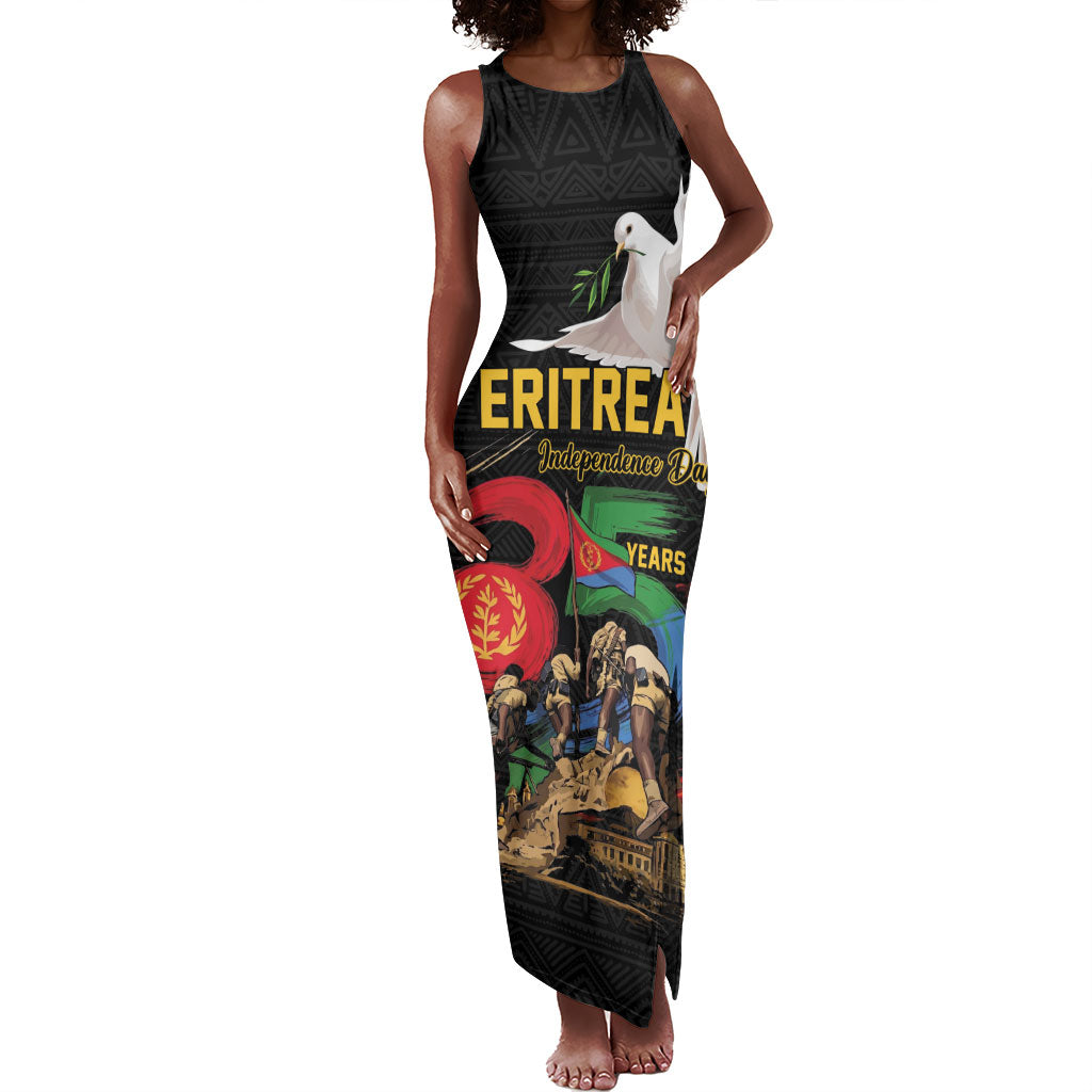 Personalized Eritrea Independence 35 Years Tank Maxi Dress Freedom Fighters Heritage