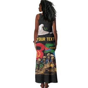 Personalized Eritrea Independence 35 Years Tank Maxi Dress Freedom Fighters Heritage