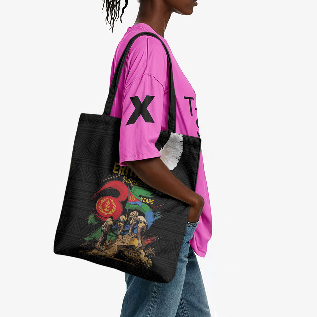Eritrea Independence 35 Years Tote Bag Freedom Fighters Heritage