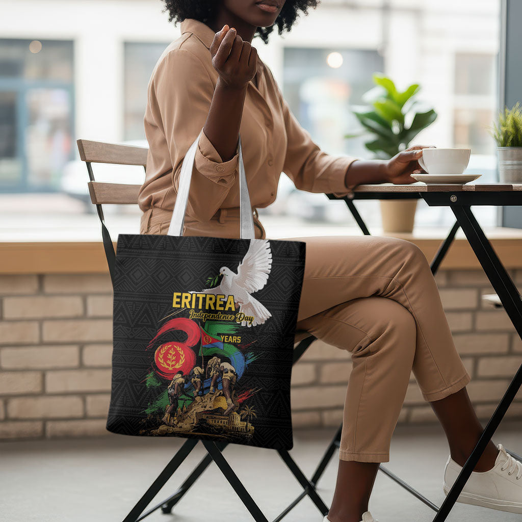 Eritrea Independence 35 Years Tote Bag Freedom Fighters Heritage