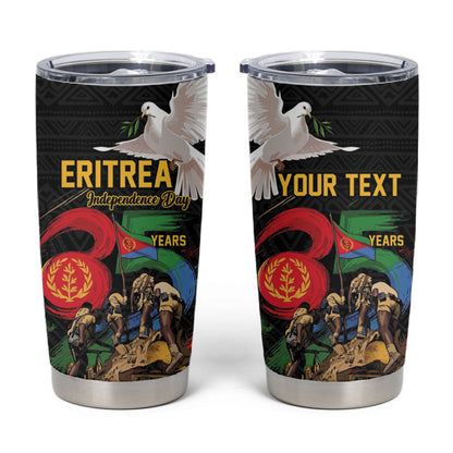 Personalized Eritrea Independence 35 Years Tumbler Cup Freedom Fighters Heritage