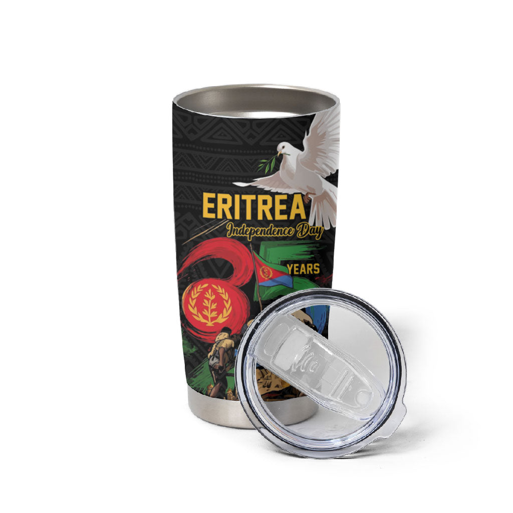 Personalized Eritrea Independence 35 Years Tumbler Cup Freedom Fighters Heritage