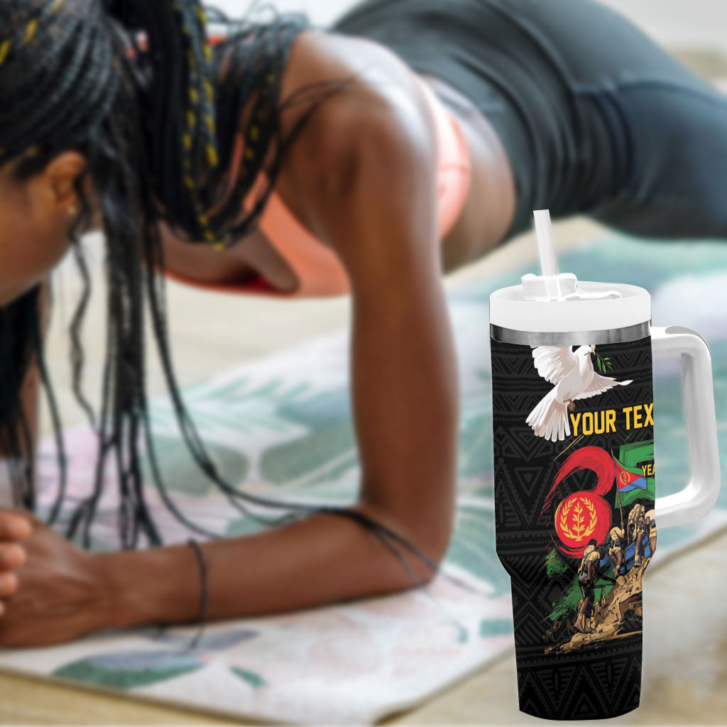 Personalized Eritrea Independence 35 Years Tumbler With Handle Freedom Fighters Heritage