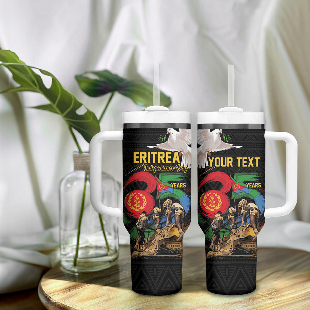 Personalized Eritrea Independence 35 Years Tumbler With Handle Freedom Fighters Heritage