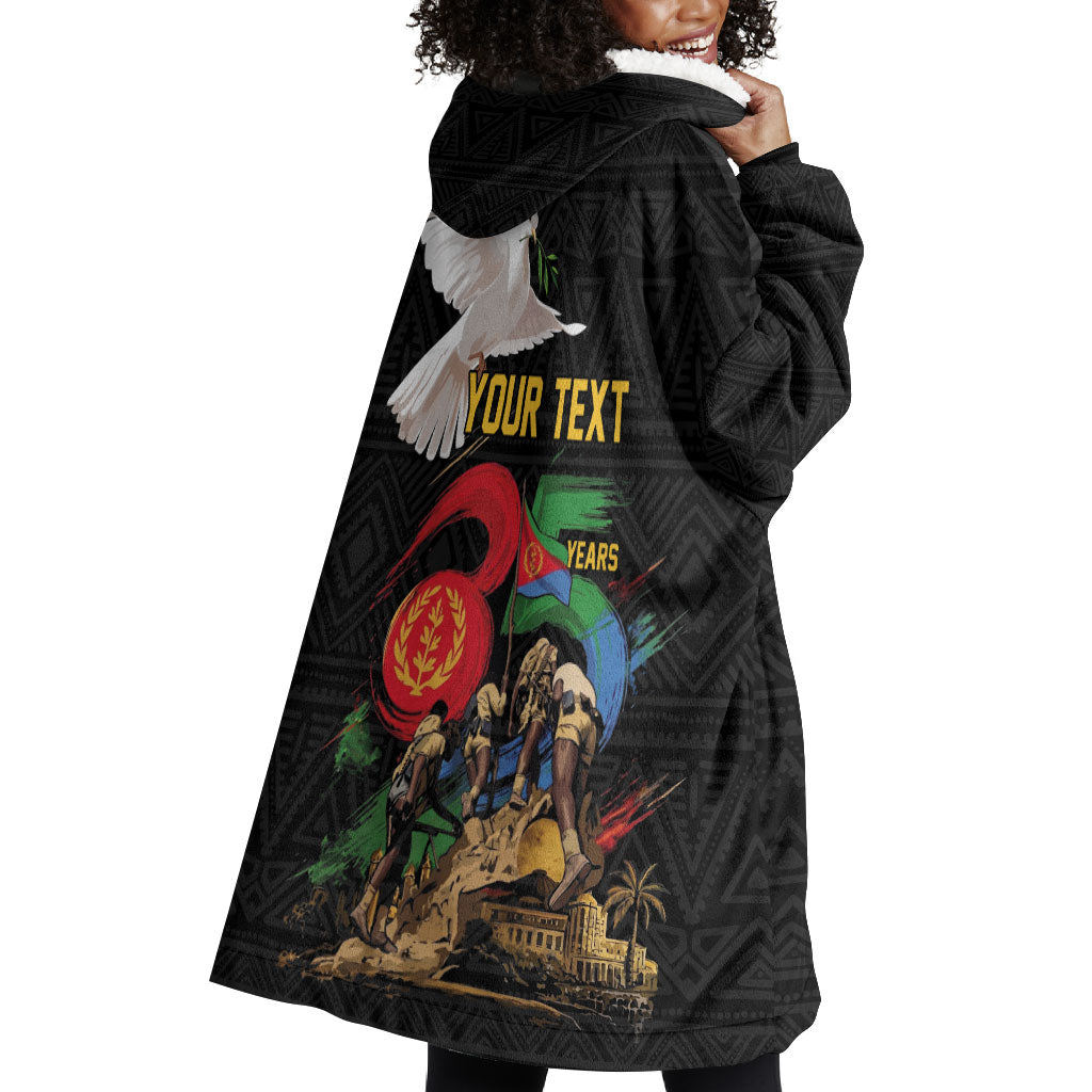 Personalized Eritrea Independence 35 Years Wearable Blanket Hoodie Freedom Fighters Heritage