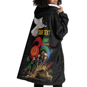 Personalized Eritrea Independence 35 Years Wearable Blanket Hoodie Freedom Fighters Heritage