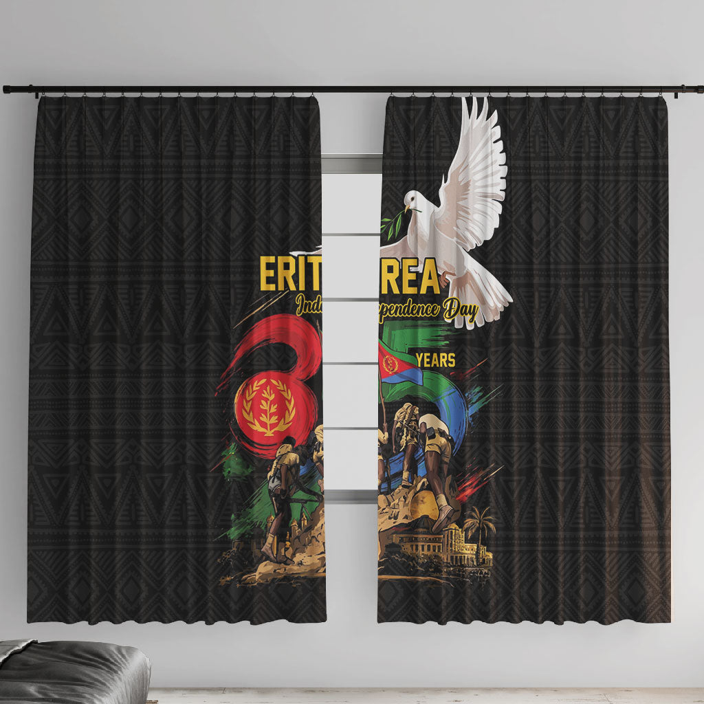 Eritrea Independence 35 Years Window Curtain Freedom Fighters Heritage