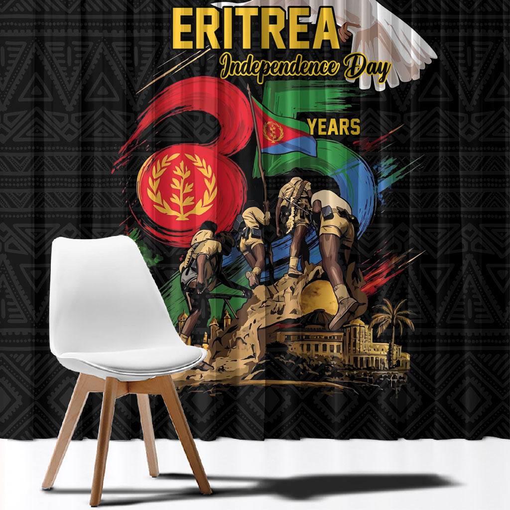 Eritrea Independence 35 Years Window Curtain Freedom Fighters Heritage