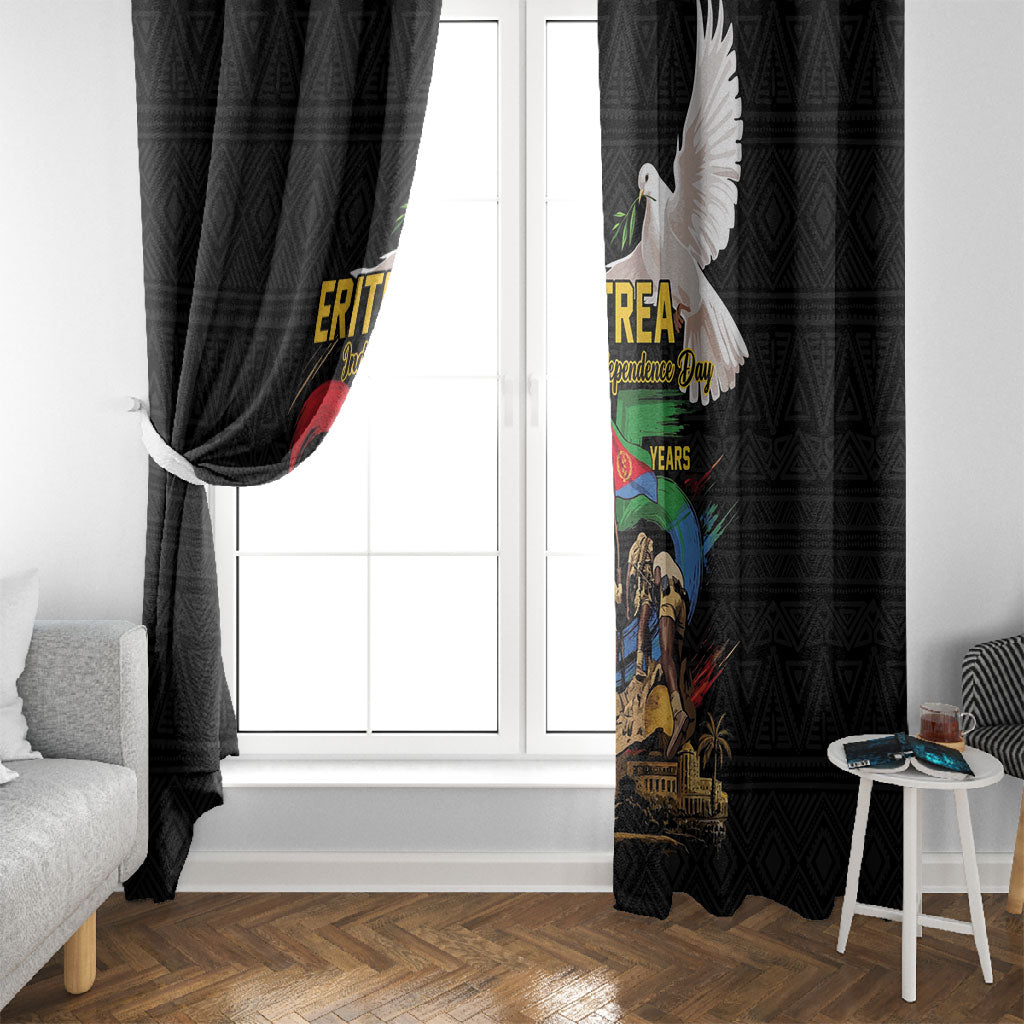 Eritrea Independence 35 Years Window Curtain Freedom Fighters Heritage