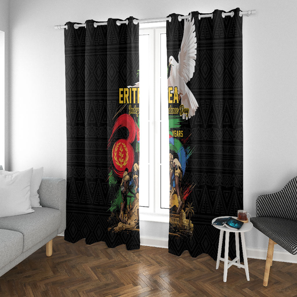 Eritrea Independence 35 Years Window Curtain Freedom Fighters Heritage