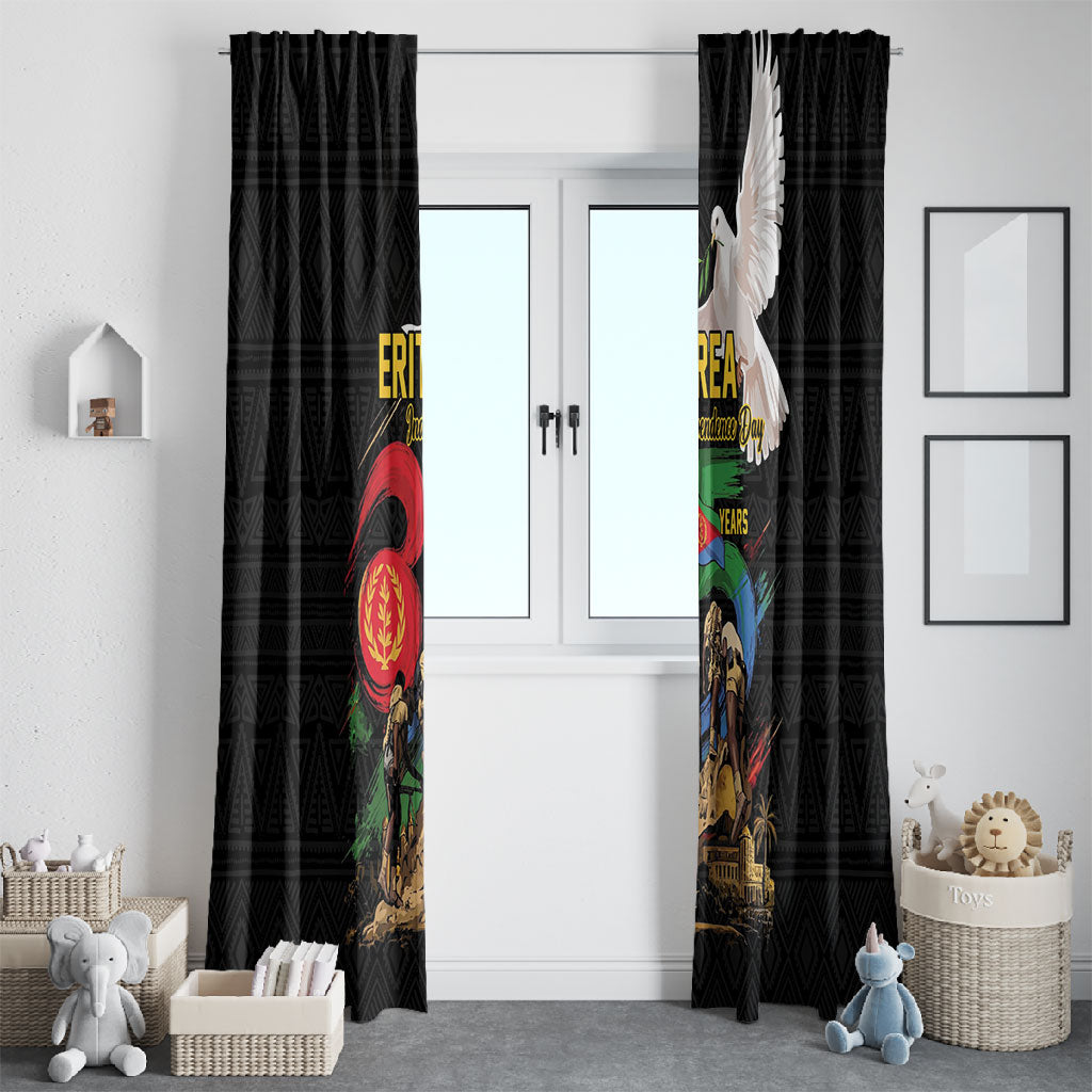 Eritrea Independence 35 Years Window Curtain Freedom Fighters Heritage