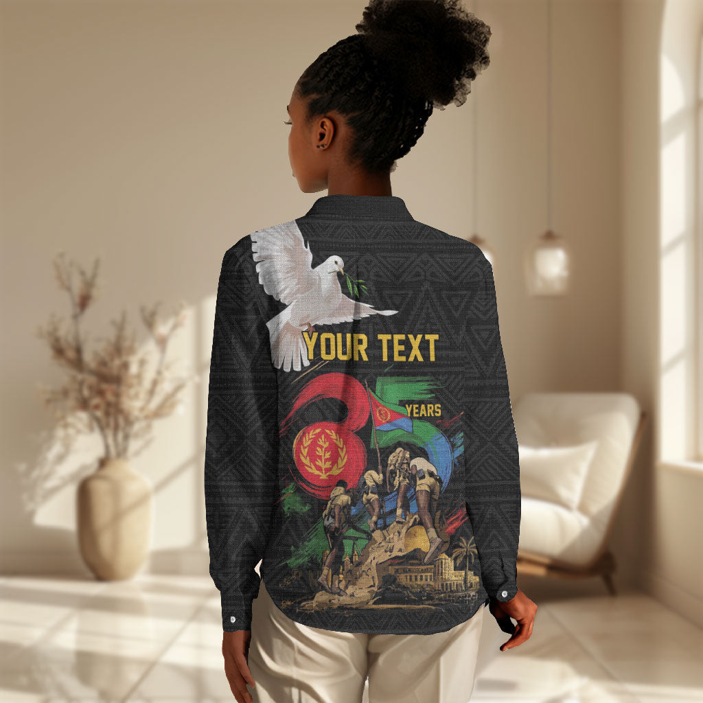 Personalized Eritrea Independence 35 Years Women Casual Shirt Freedom Fighters Heritage