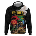 Personalized Eritrea Independence 35 Years Zip Hoodie Freedom Fighters Heritage
