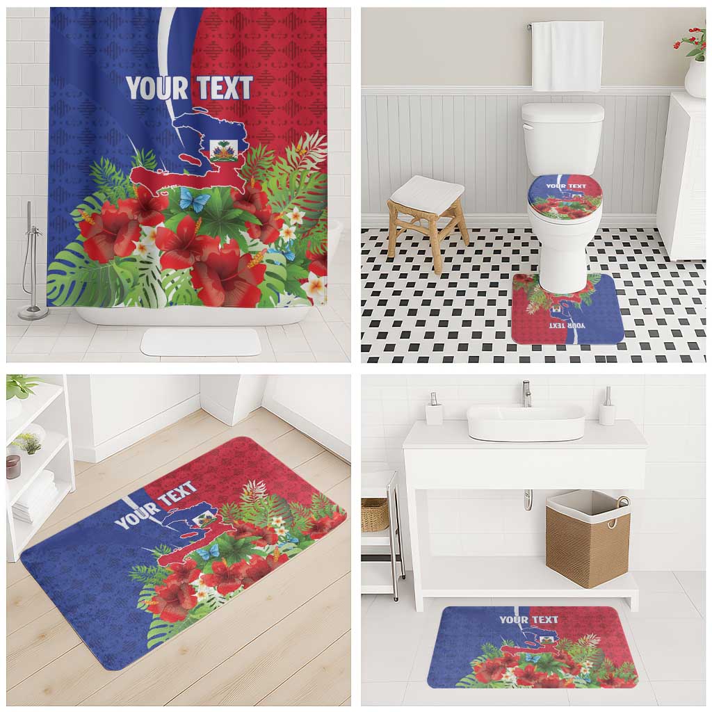 Personalized Afro-Haitians Tropical Bathroom Set Fleur-De-Lis Veves Motif - African Pride