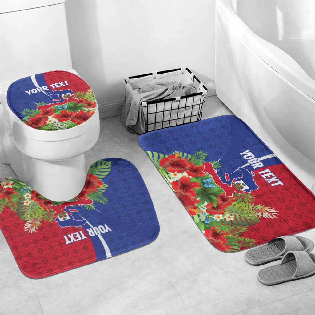 Personalized Afro-Haitians Tropical Bathroom Set Fleur-De-Lis Veves Motif - African Pride