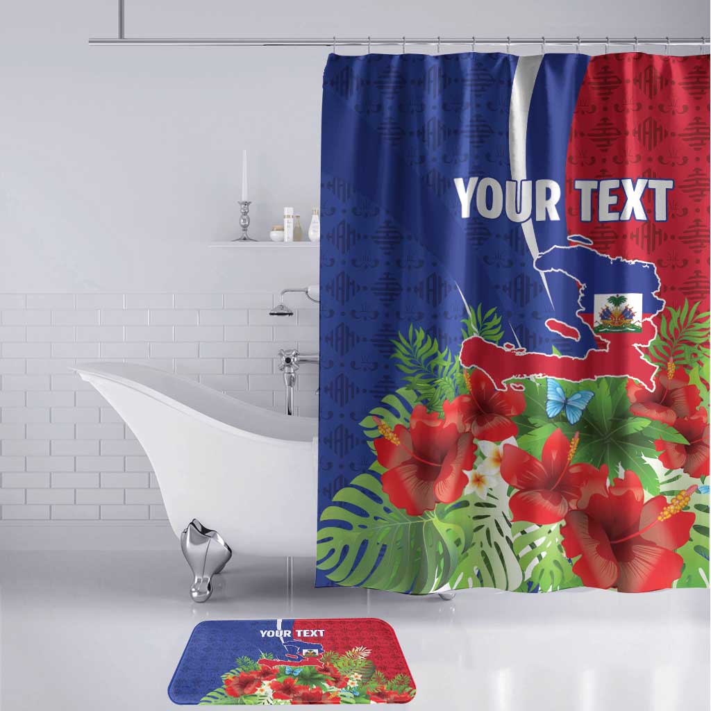 Personalized Afro-Haitians Tropical Bathroom Set Fleur-De-Lis Veves Motif - African Pride