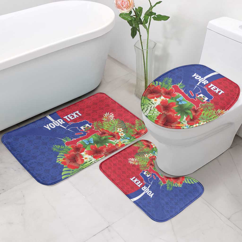 Personalized Afro-Haitians Tropical Bathroom Set Fleur-De-Lis Veves Motif - African Pride