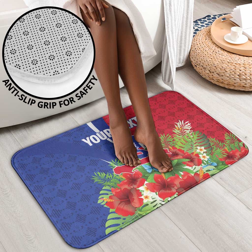 Personalized Afro-Haitians Tropical Bathroom Set Fleur-De-Lis Veves Motif - African Pride