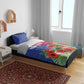 Personalized Afro-Haitians Tropical Bedding Set Fleur-De-Lis Veves Motif - African Pride
