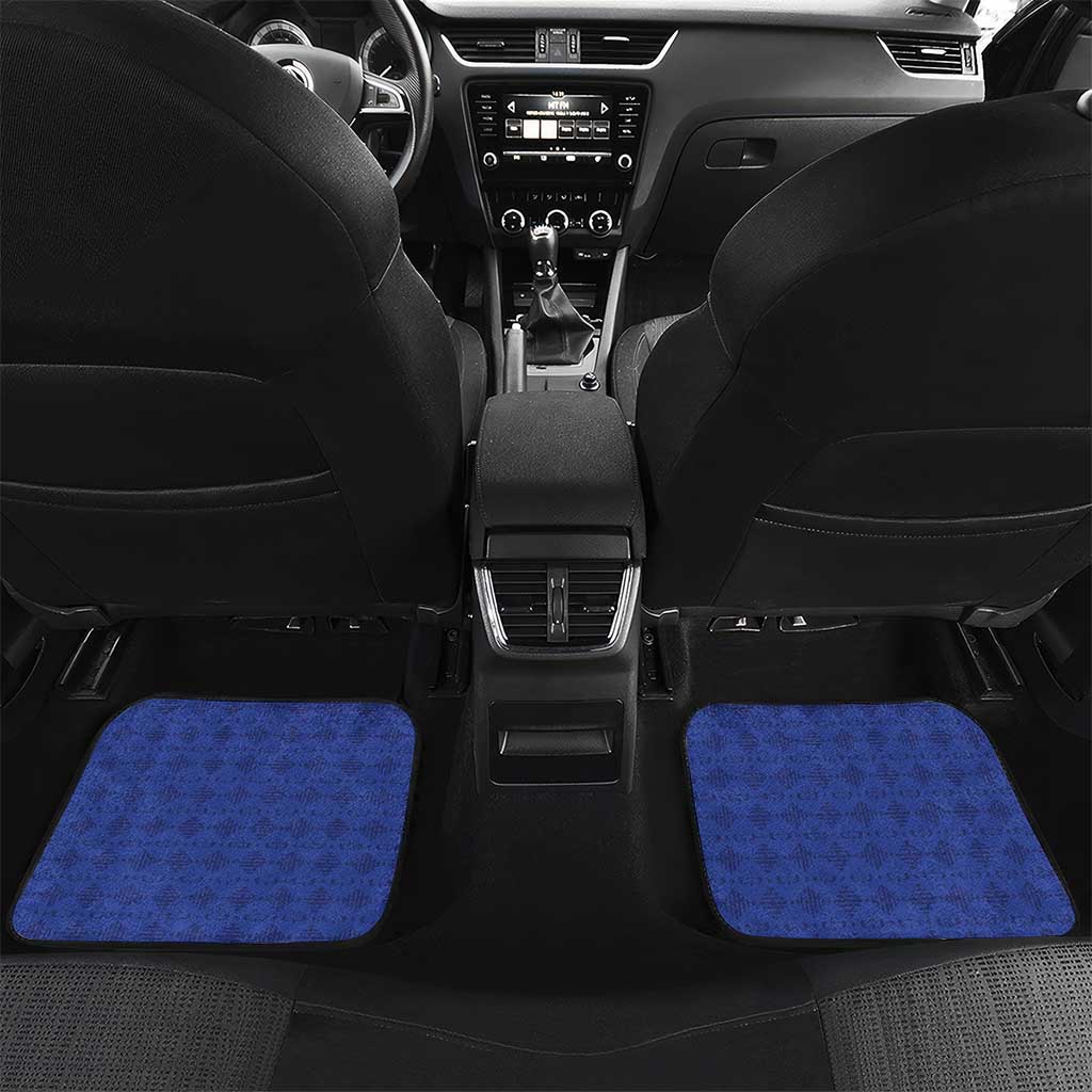 Personalized Afro-Haitians Tropical Car Mats Fleur-De-Lis Veves Motif - African Pride