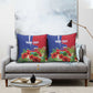 Personalized Afro-Haitians Tropical Pillow Cover Fleur-De-Lis Veves Motif - African Pride