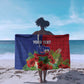 Personalized Afro-Haitians Tropical Sarong Fleur-De-Lis Veves Motif - African Pride