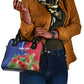 Personalized Afro-Haitians Tropical Shoulder Handbag Fleur-De-Lis Veves Motif - African Pride